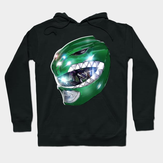 Green Power Hoodie by creativespero